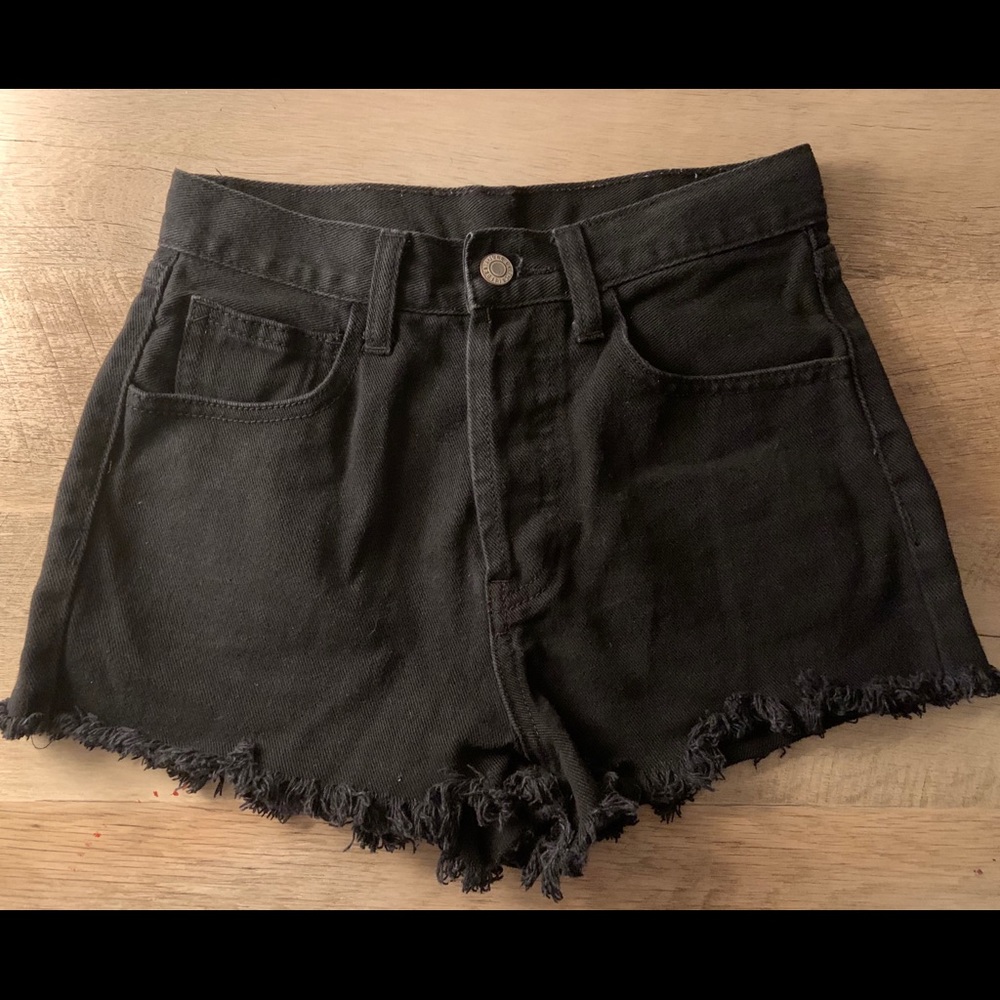 BRANDY MELVILLE black jean shorts